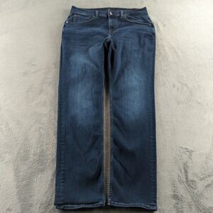 7 For All Mankind Jeans Mens 34x30 Dark Blue The Straight Leg Stretch